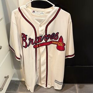 Majestic Dansby Swanson Braves Jersey